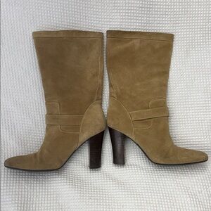 Calvin Klein Hess Tan Suede Women's Boots - 8.5